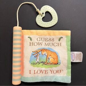 VINTAGE 2009 “Guess How Much I Love You” Soft Crinkle Book w/ Teethers